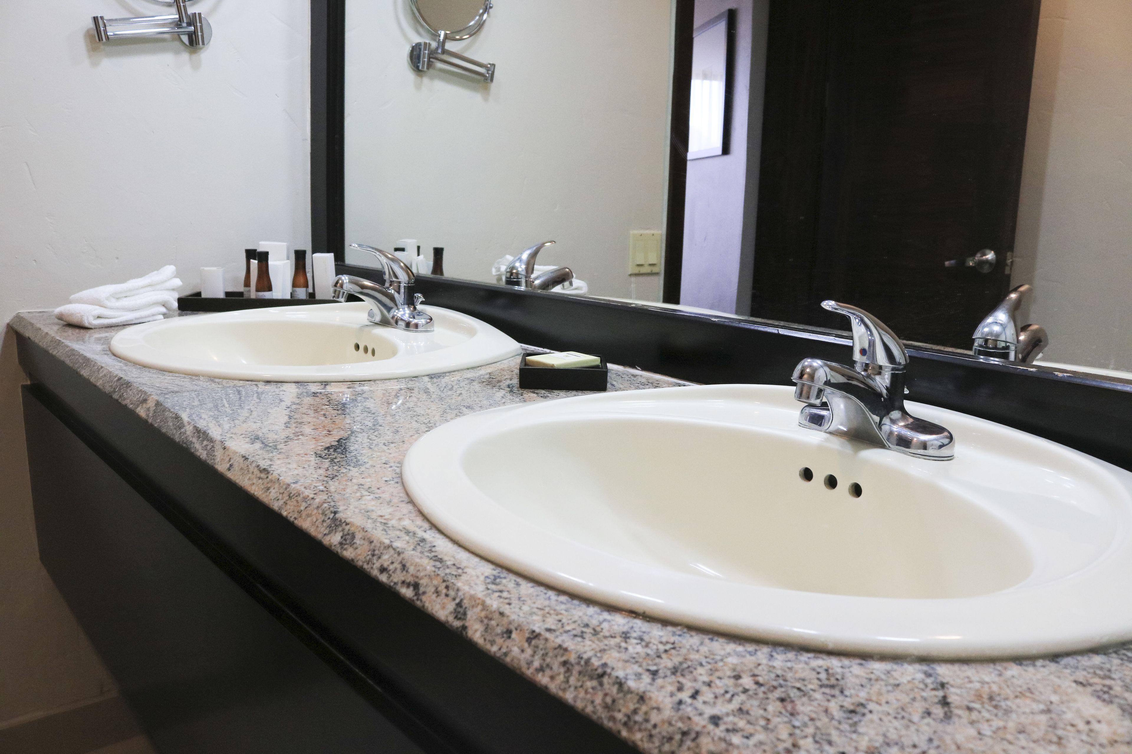 deluxe suite, 1 bedroom | bathroom | free toiletries, hair dryer, towels, soap