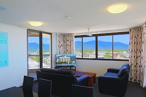 Standard Apartment, 2 Bedrooms, Non Smoking, Kitchen | Living area | Flat-screen TV