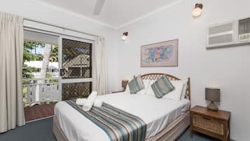 Appartement Standard, 3 chambres, côté jardin | Literie de qualité supérieure, matelas Select Comfort