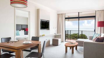 Leilighet, 1 soverom, havneutsikt | Individuelt dekorert, individuelt innredet, skrivebord og lydisolert