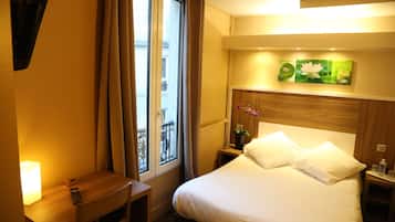 In-room safe, desk, blackout curtains, bed sheets