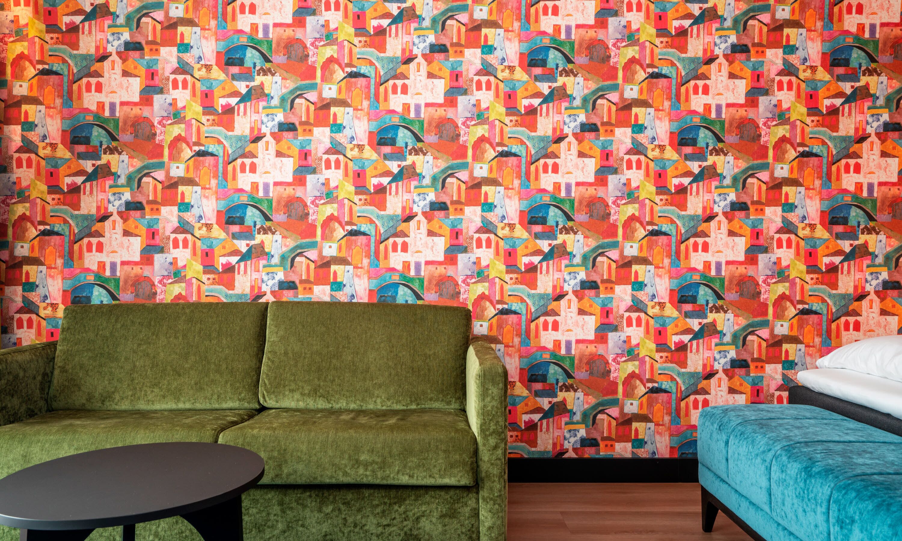 superior room, non smoking | living area | tv, pay films