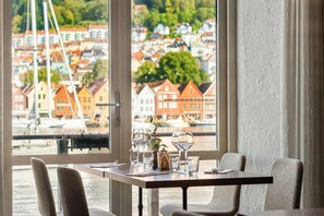 Frühstück, Abendessen, amerikanische Küche, Blick aufs Meer