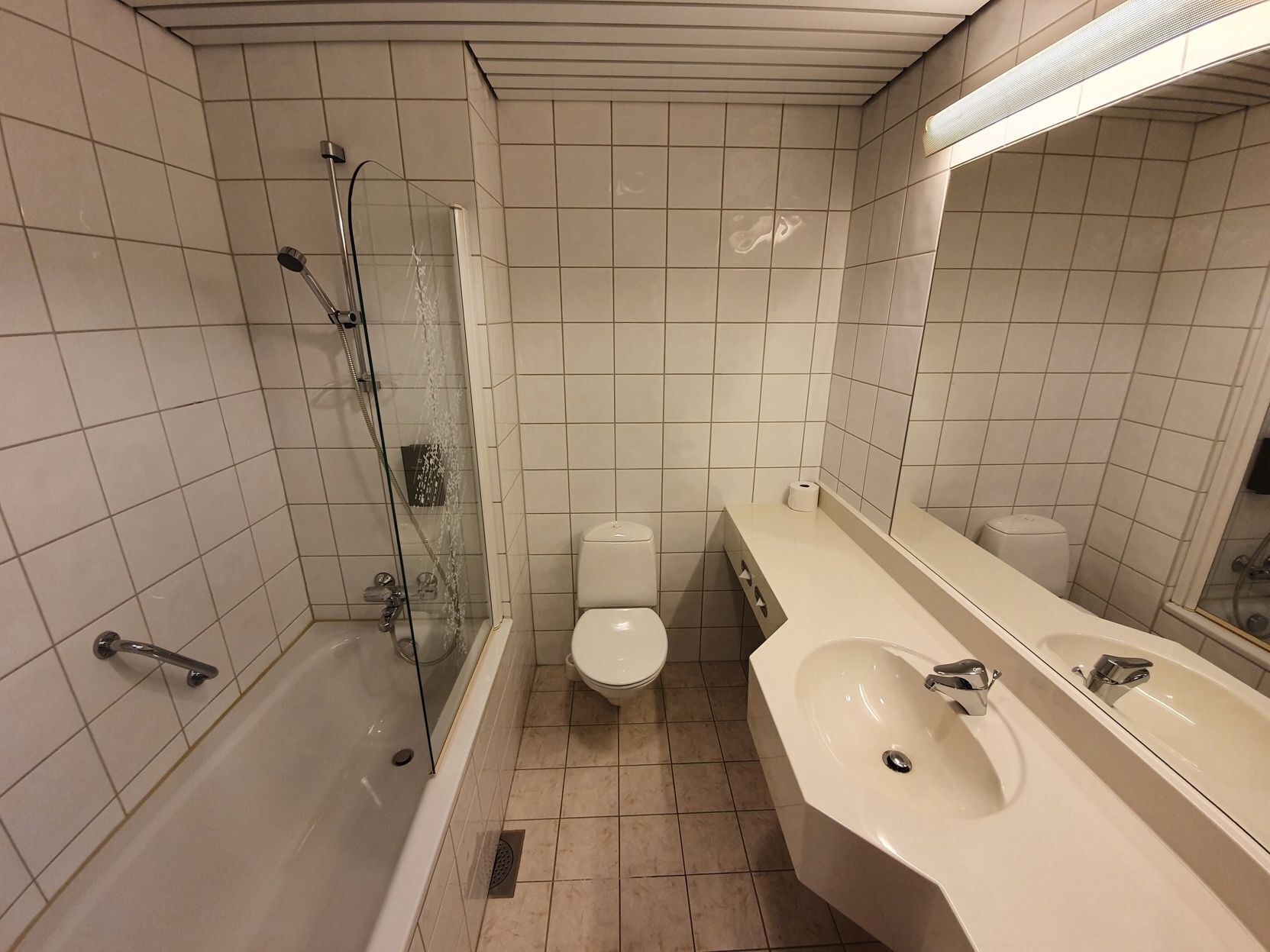 Bathroom | Shower, eco-friendly toiletries, hair dryer, towels