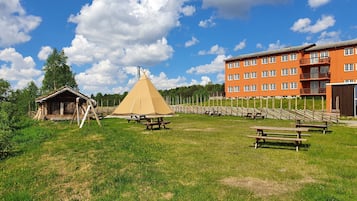 Overnattingsstedets uteområder