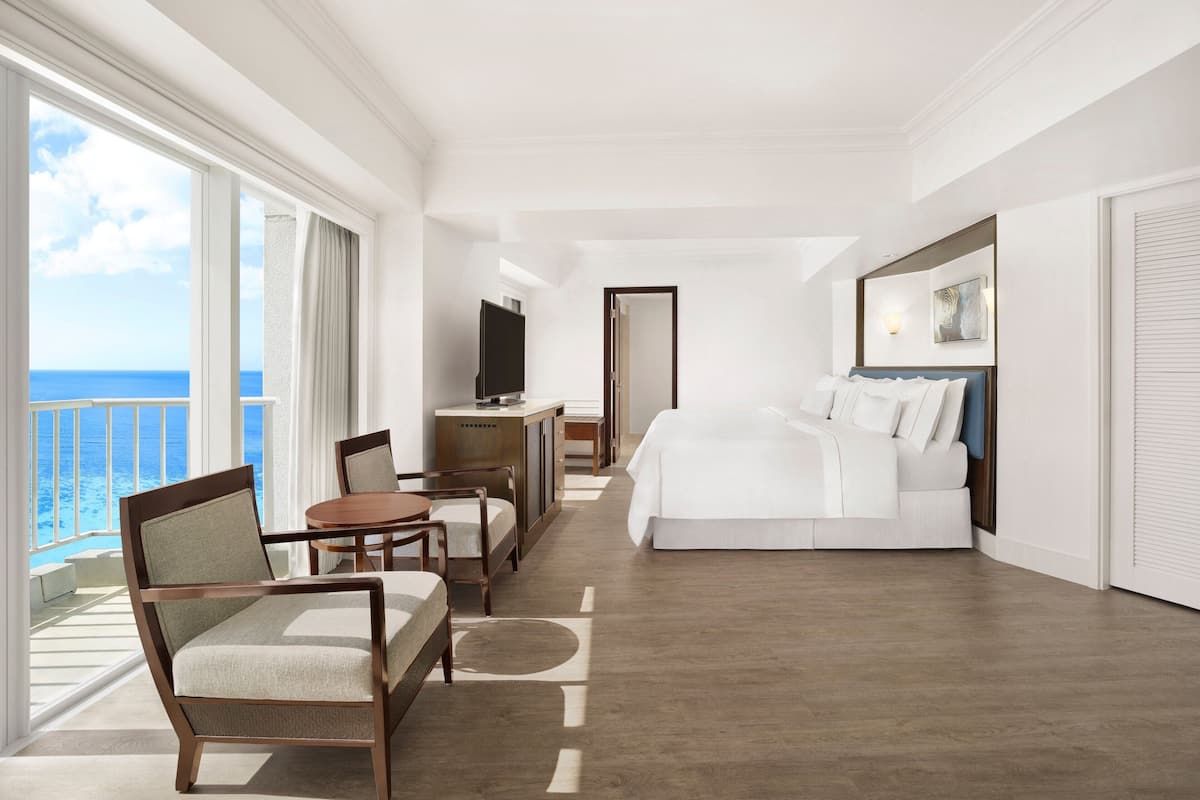 Chambre exĂ©cutive, 1 lit double, non-fumeur, au bord de lâocĂ©an | Literie de qualitĂ©, couette en duvet, lit avec matelas Ă plateau-coussin