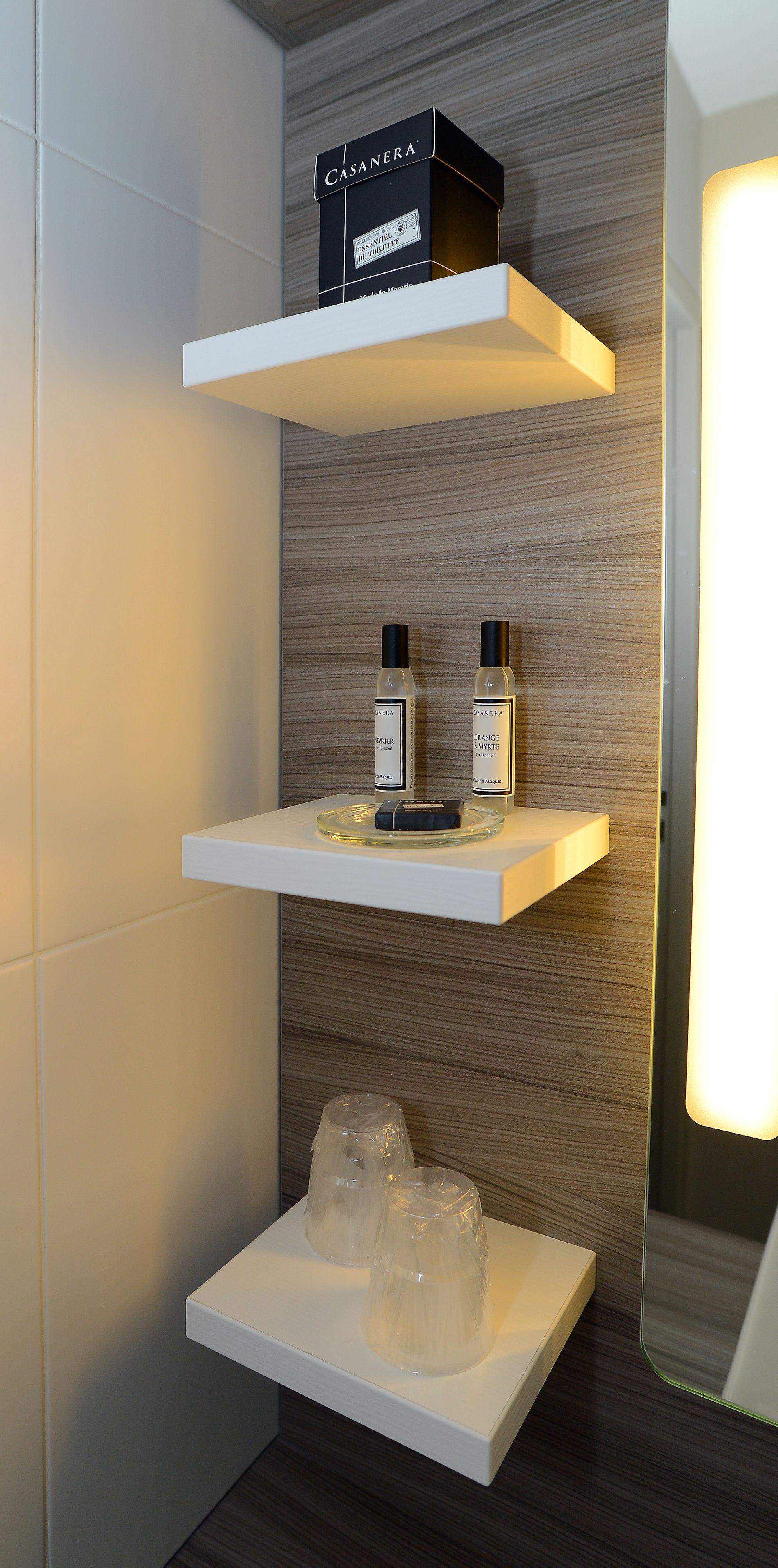 free toiletries, hair dryer, towels