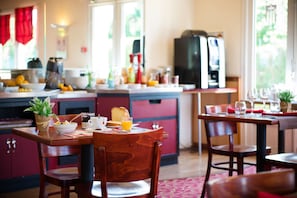 Daily buffet breakfast (EUR 14 per person)