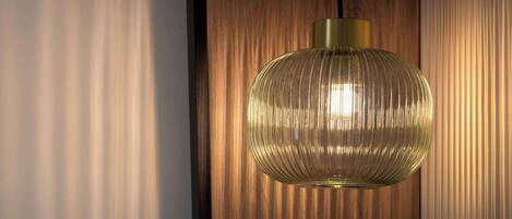 Premium bedding, desk, blackout drapes, soundproofing