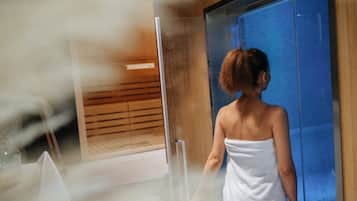 Bilik rawatan pasangan, sauna, tab panas, bilik wap