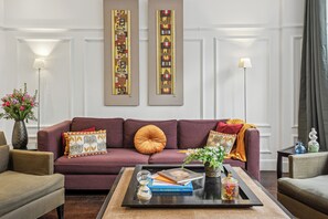 Sala de estar en el lobby