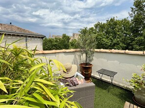 Privilege Room Terrace | 1 bedroom, premium bedding, Select Comfort beds, minibar