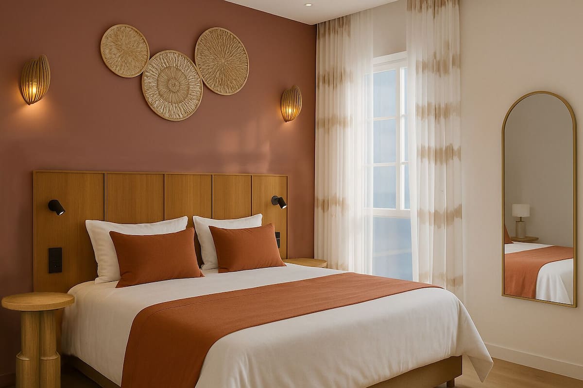 Superior kamer, 1 queensize bed | Luxe beddengoed, Select Comfort-bedden, een minibar