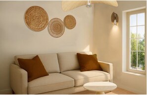 Suíte | Roupas de cama premium, camas Select Comfort, frigobar