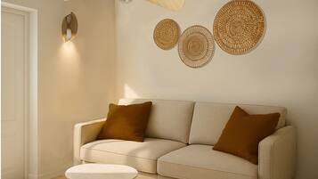 Suite, 2 Bedrooms, Terrace | Living area