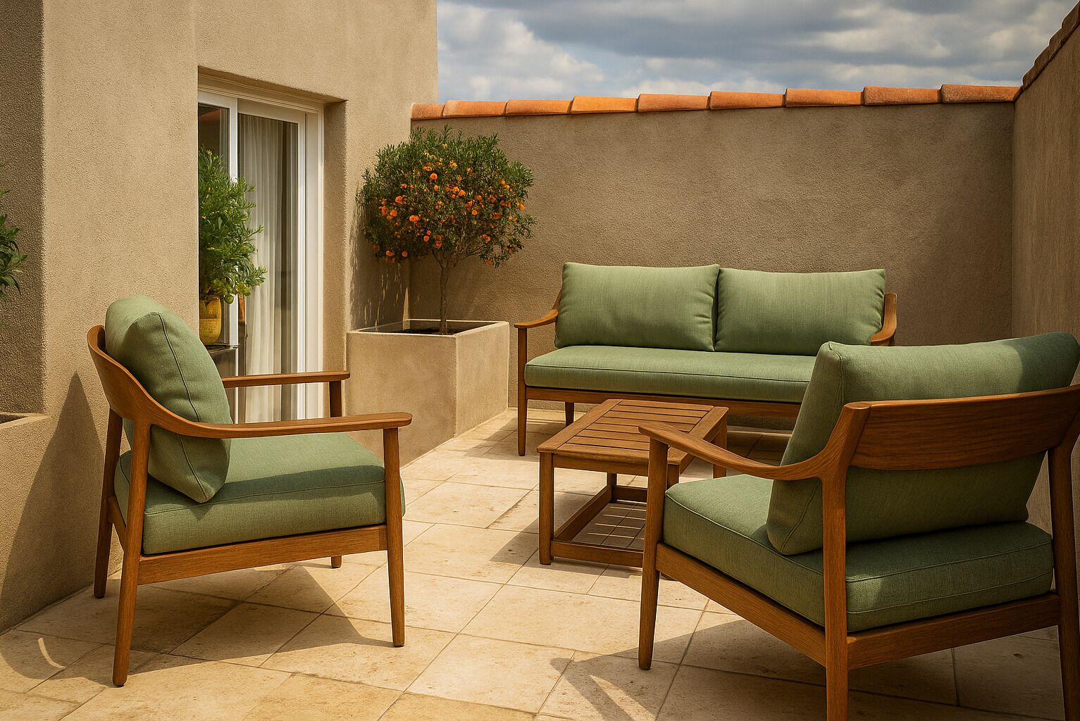 スイート 2 ベッドルーム テラス | テラス / パティオ