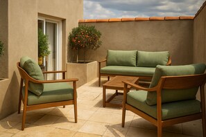 Suite, 2 Bedrooms, Terrace | Terrace/patio - Hotel de l'Horloge (Avignon)