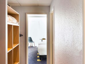 Individually furnished, laptop workspace, blackout drapes, soundproofing