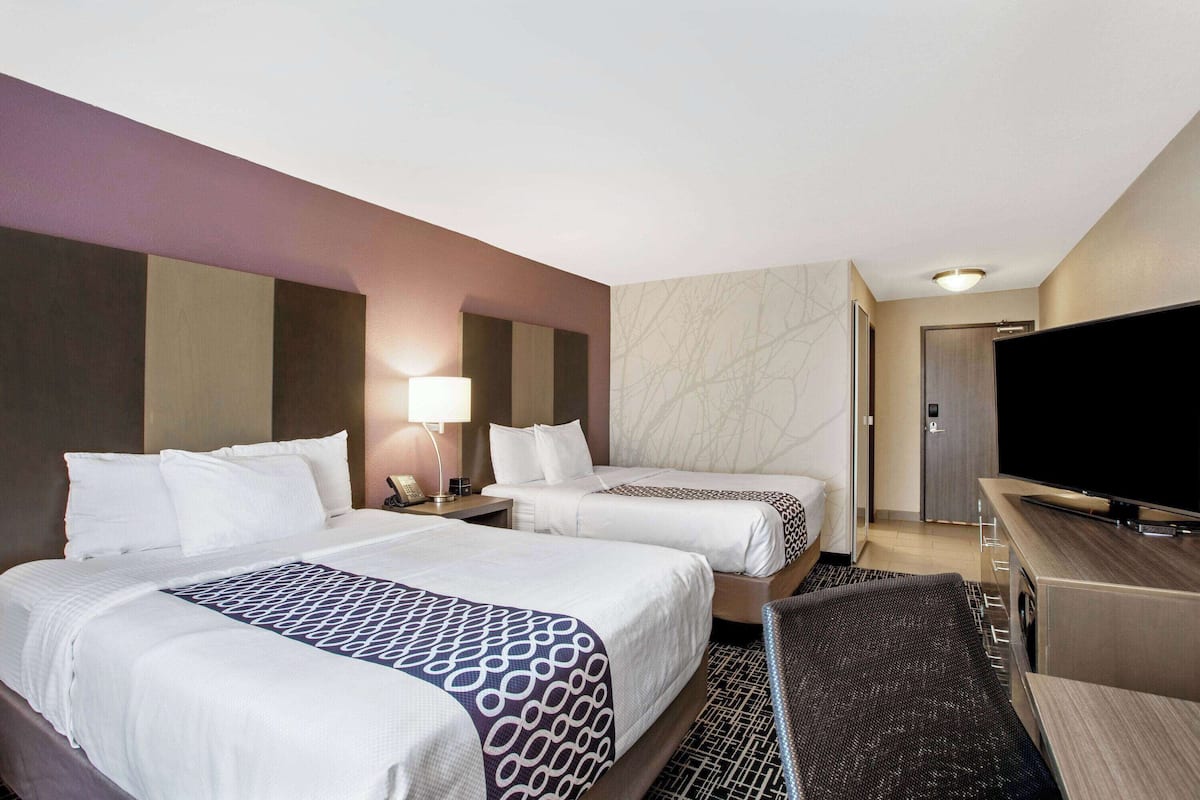Room, 2 Queen Beds, Non Smoking | Premium bedding, desk, blackout drapes, iron/ironing board
