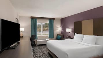 Room, 1 King Bed, Non Smoking | Premium bedding, desk, blackout curtains, iron/ironing board