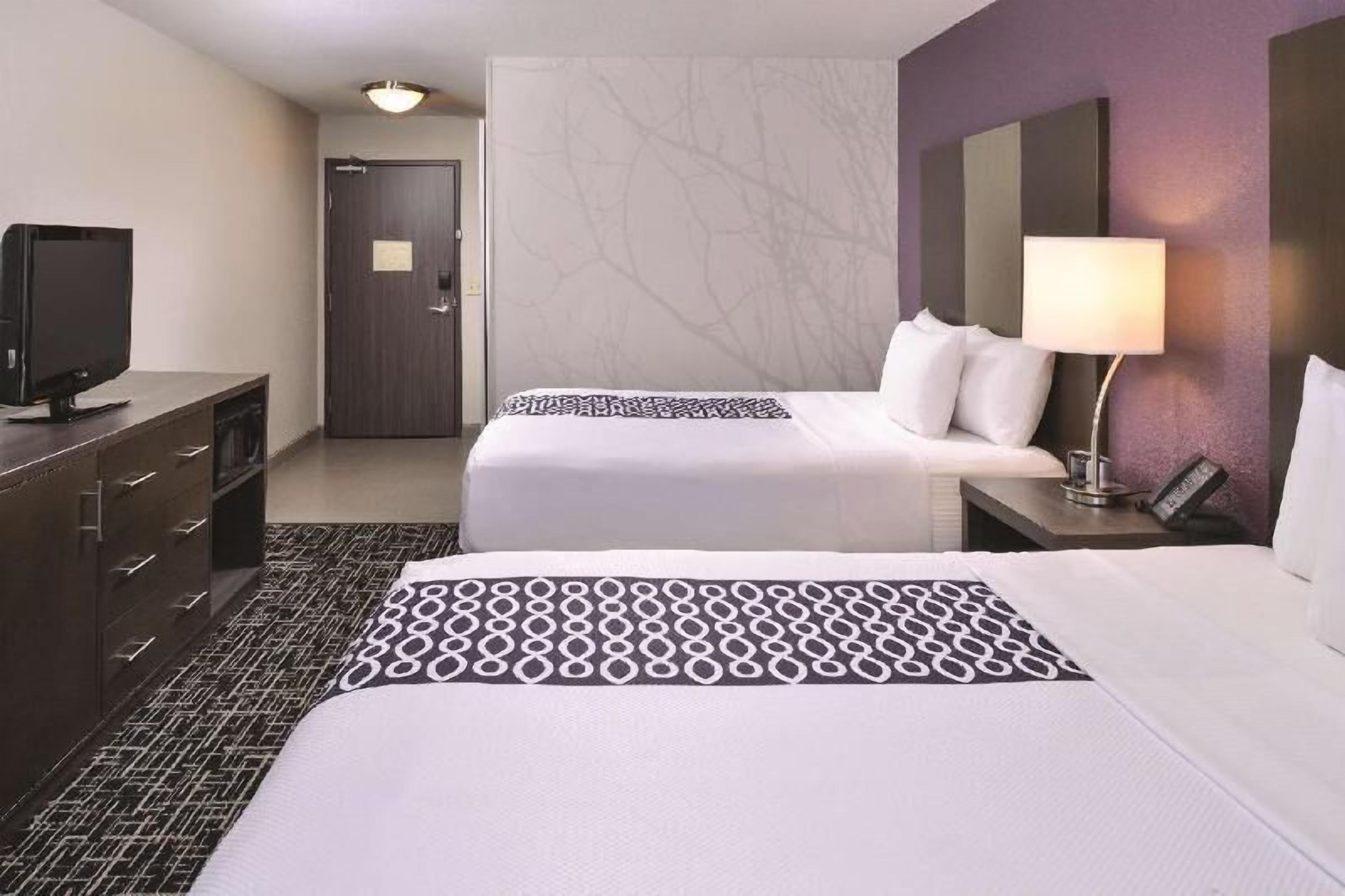 Premium bedding, desk, blackout drapes, iron/ironing board