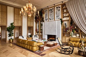Lobby sitting area