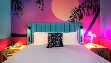 Rebel Room | Individually decorated, individually furnished, blackout curtains