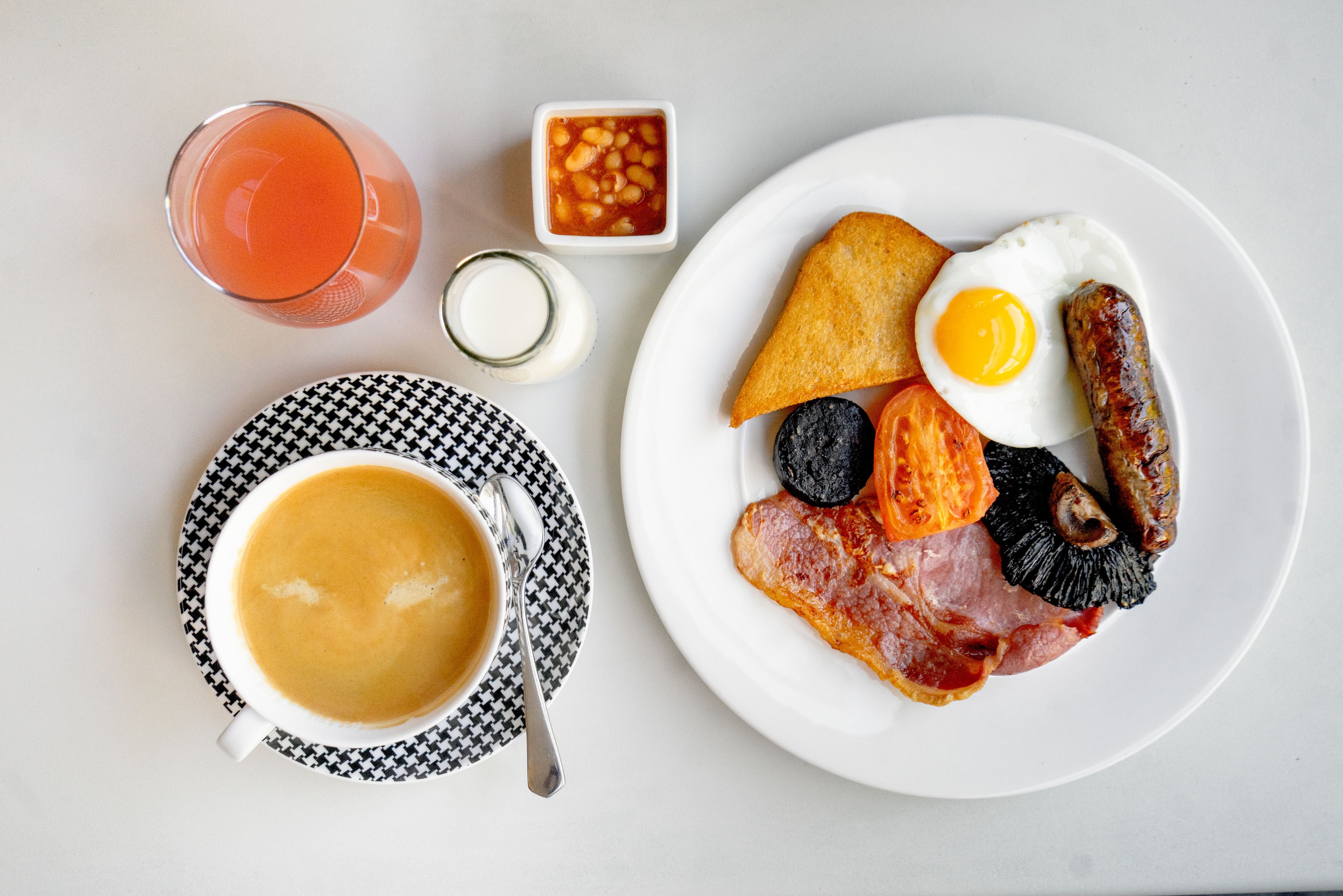 daily english breakfast for a fee