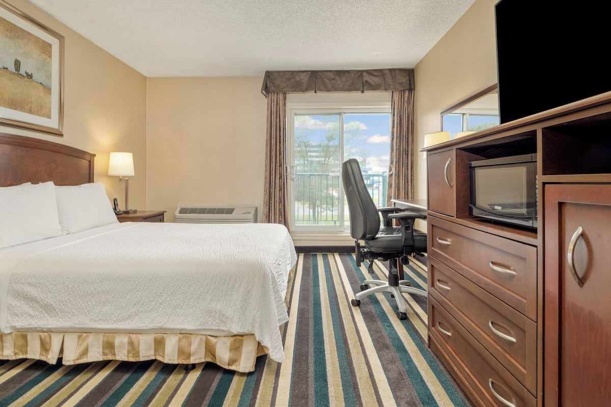 Standard Room, 1 Queen Bed, Accessible (Mobility, Roll-In Shower) | 1 bedroom, premium bedding, down comforters, pillowtop beds