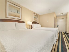 1 bedroom, premium bedding, down comforters, pillowtop beds