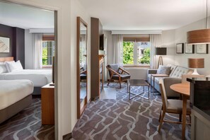 Suite, 1 Schlafzimmer, Kamin | 1 Schlafzimmer, Allergikerbettwaren, Bügeleisen/Bügelbrett
