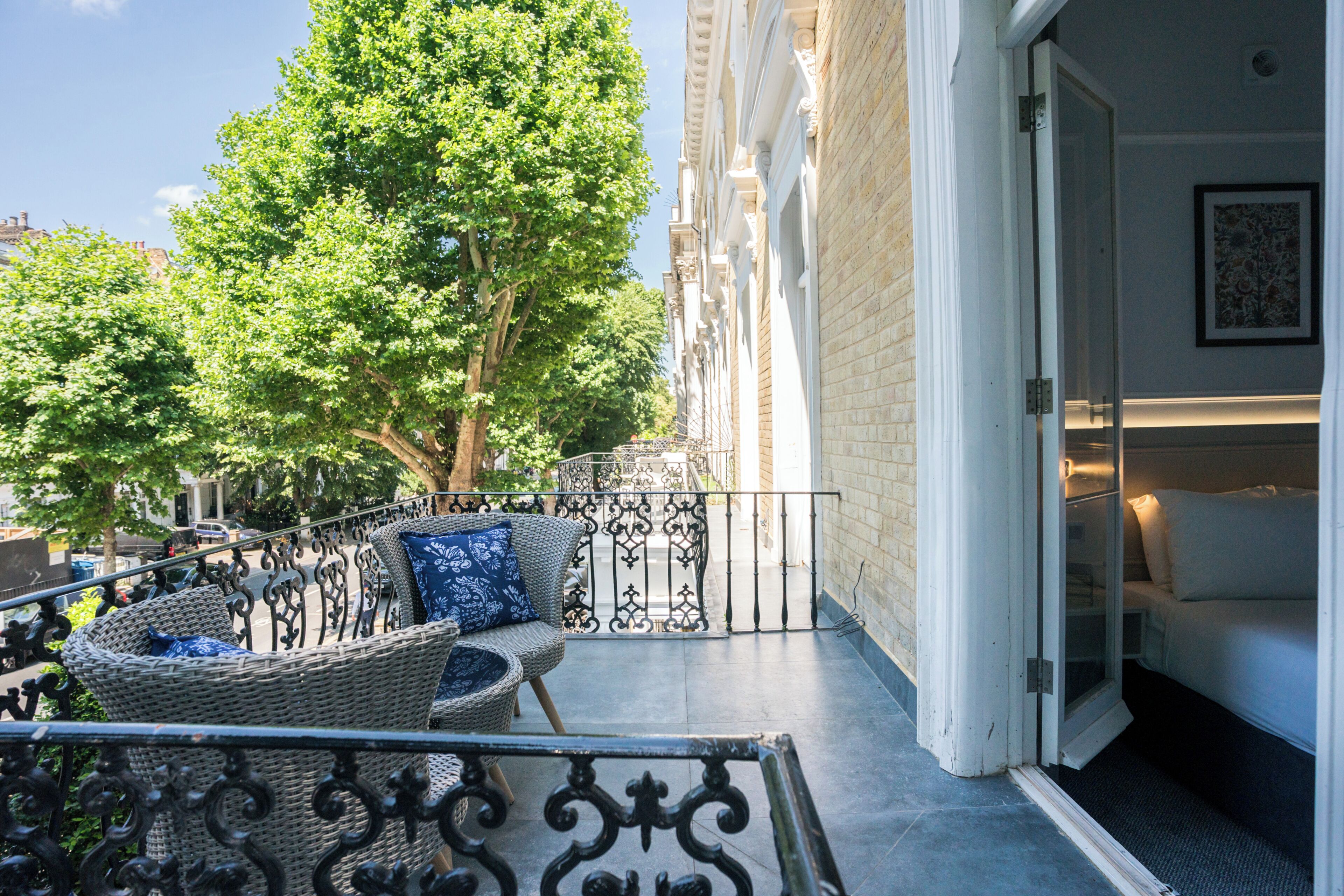 Signature-Doppelzimmer, 1 Doppelbett, Nichtraucher | Terrasse/Patio