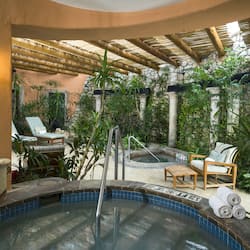 Sauna, hot tub, steam room, body treatments, hot stone massages