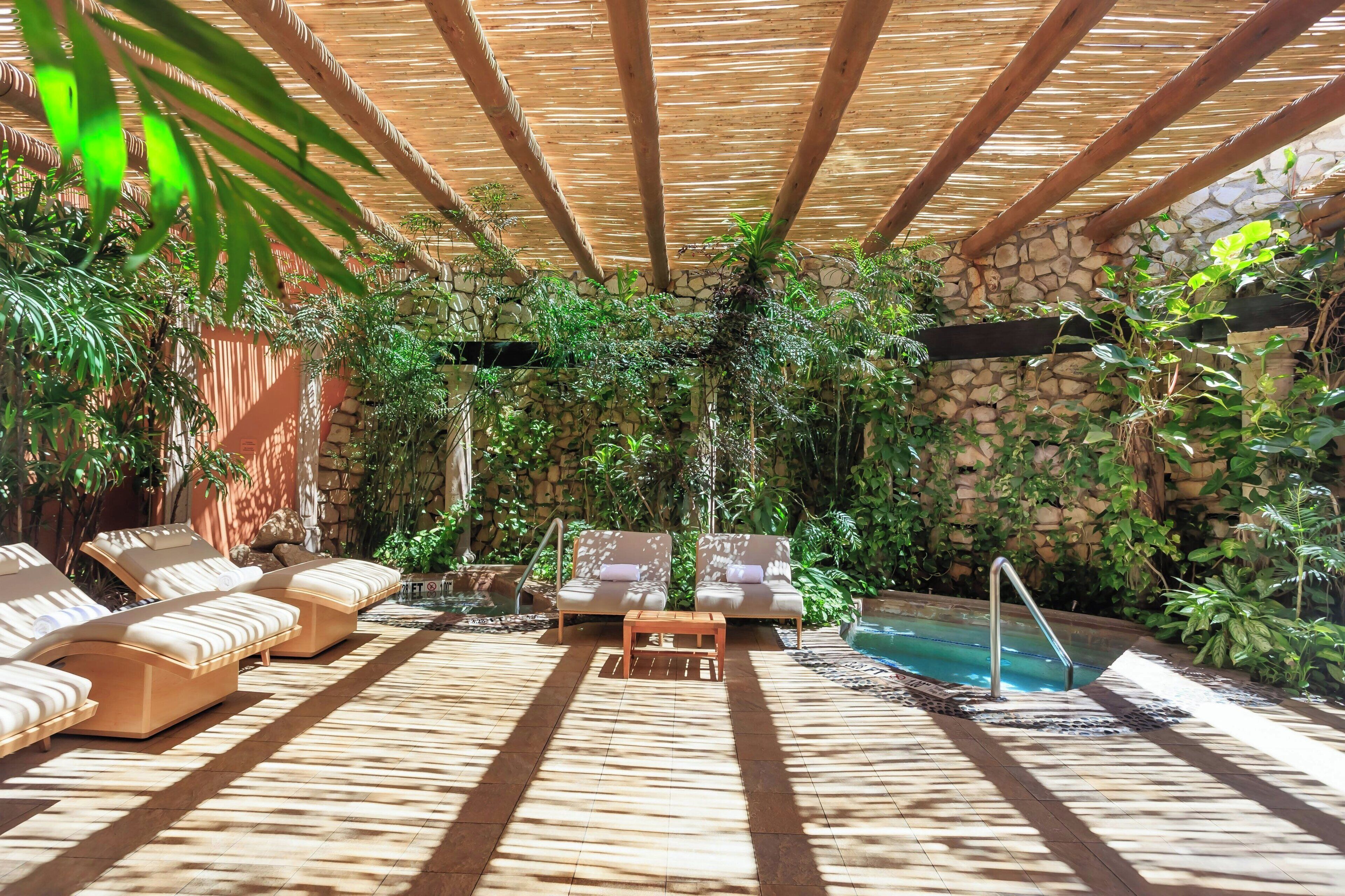 Sauna, hot tub, steam room, body treatments, hot stone massages