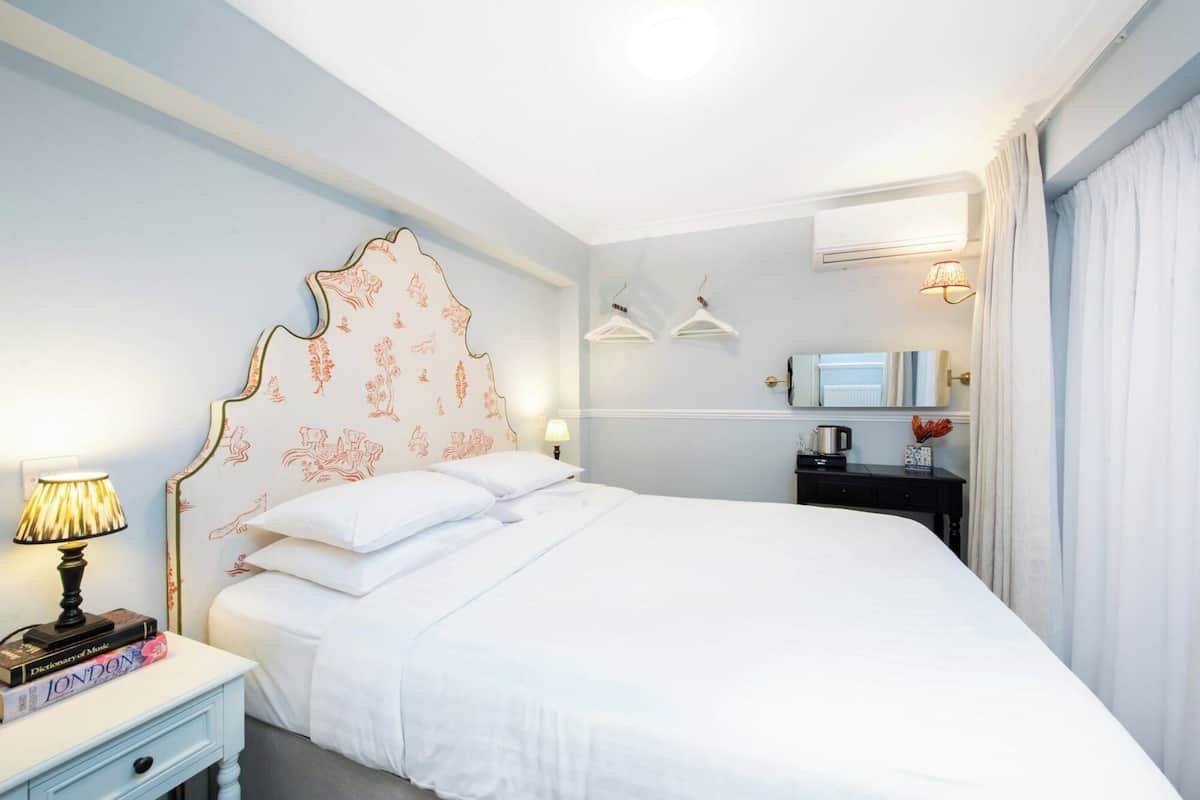 Blackout drapes, iron/ironing board (on request), WiFi (free)