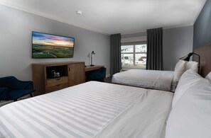 1 chambre, literie de qualité, lit avec matelas à plateau-coussin