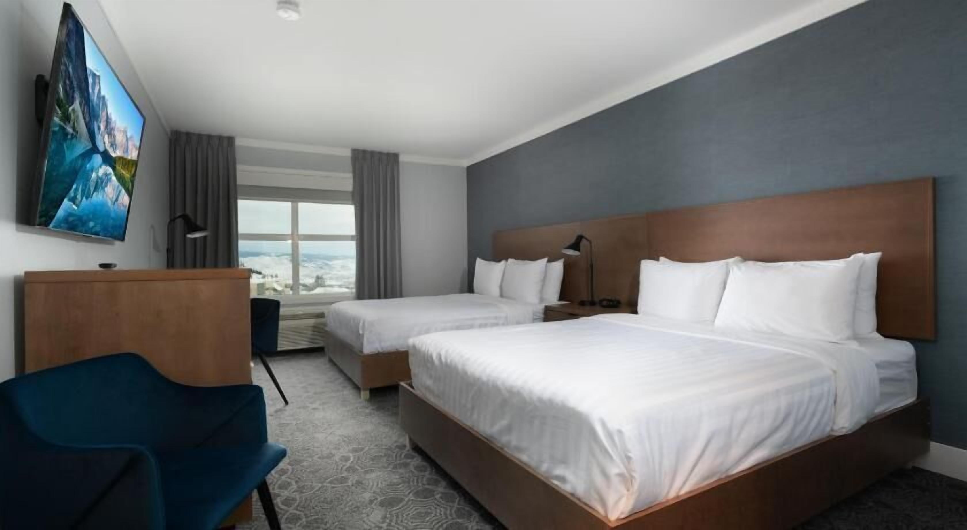 Premium bedding, pillow-top beds, in-room safe, desk