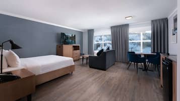 Suite, 2 Queen Beds, Non Smoking, Kitchenette (Living Room;with Single Sofabed) | 1 bedroom, premium bedding, pillowtop beds, in-room safe