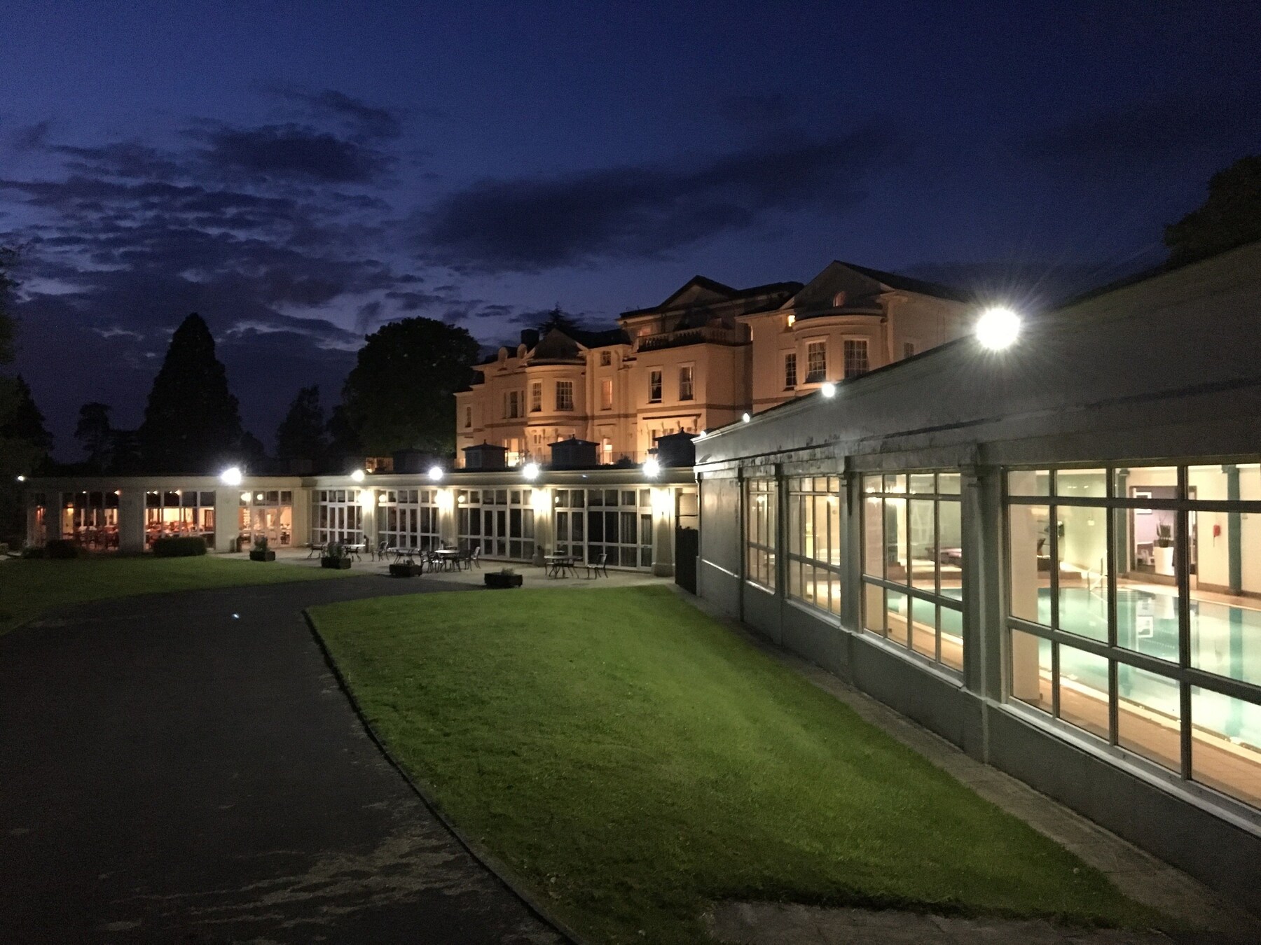Front of property – evening/night