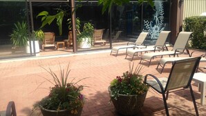 Terrace/patio - Black Knight Inn (Red Deer)