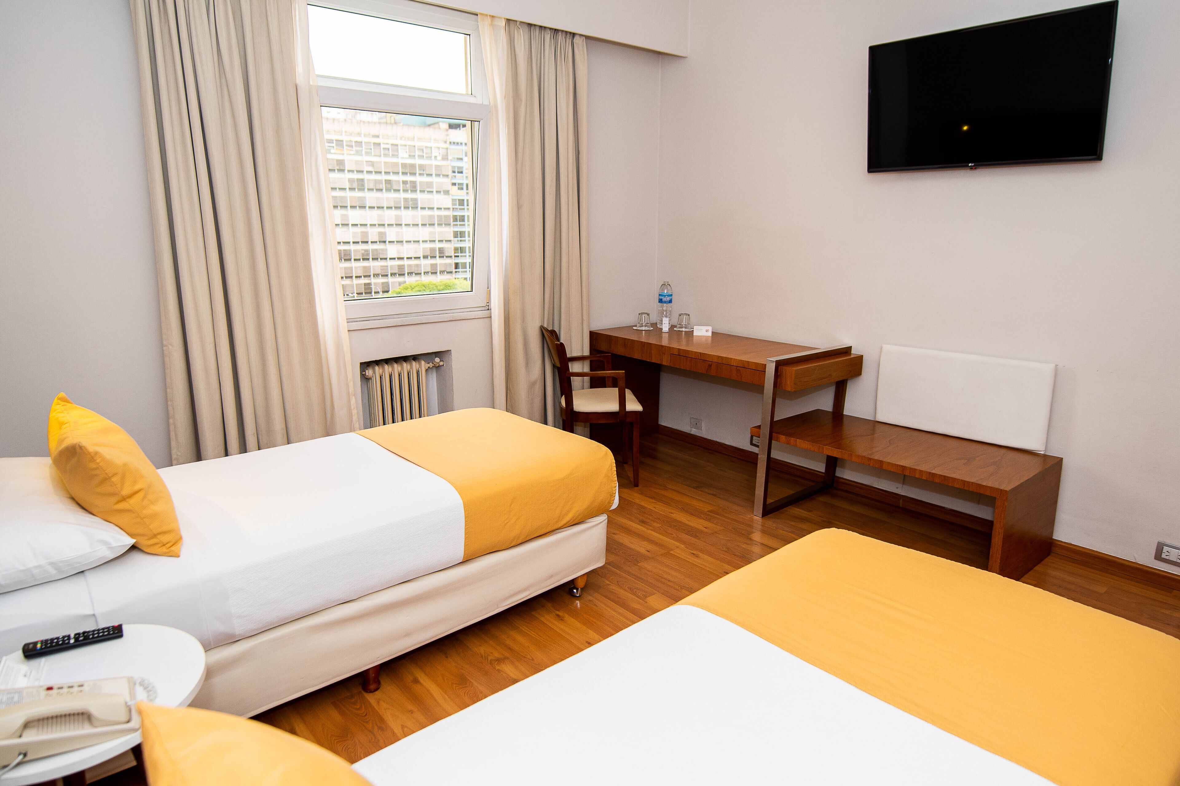 superior room, 2 single beds, city view | hypo-allergenic bedding, minibar, in-room safe, desk