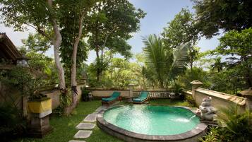 Villa, 1 chambre, piscine privée, vue jardin (1x Floating B'fast for 3 Night Stay) | Vue de la chambre