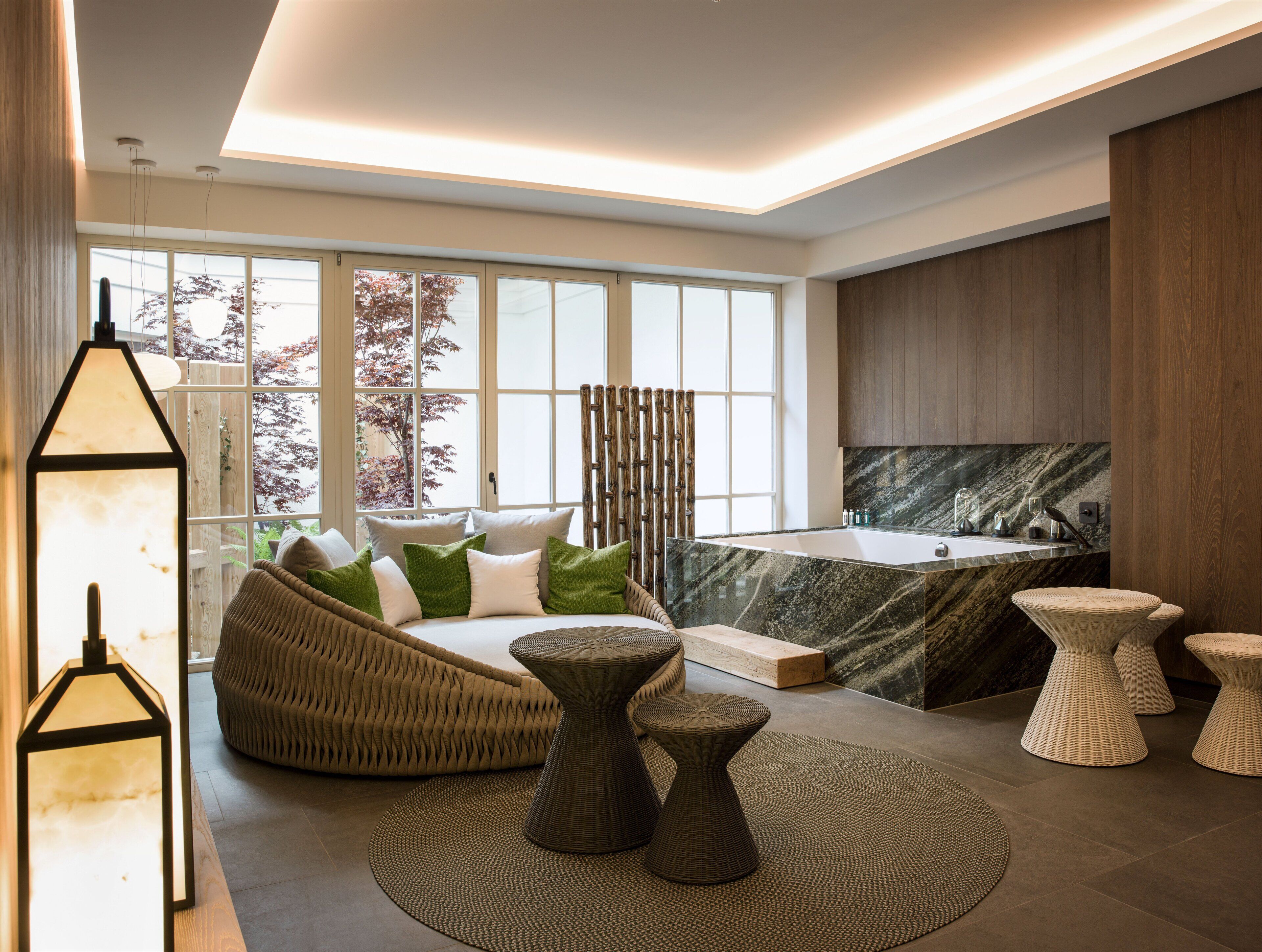 couples treatment room(s), sauna, steam room, body treatments