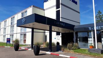 Voorkant van accommodatie