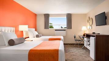 Room, 2 Queen Beds, Non Smoking | Desk, iron/ironing board, free cots/infant beds, rollaway beds