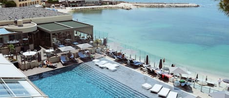 Indoor pool, outdoor pool