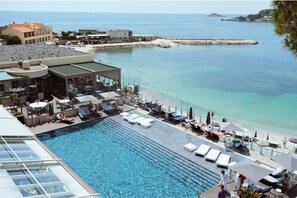 Indoor pool, outdoor pool