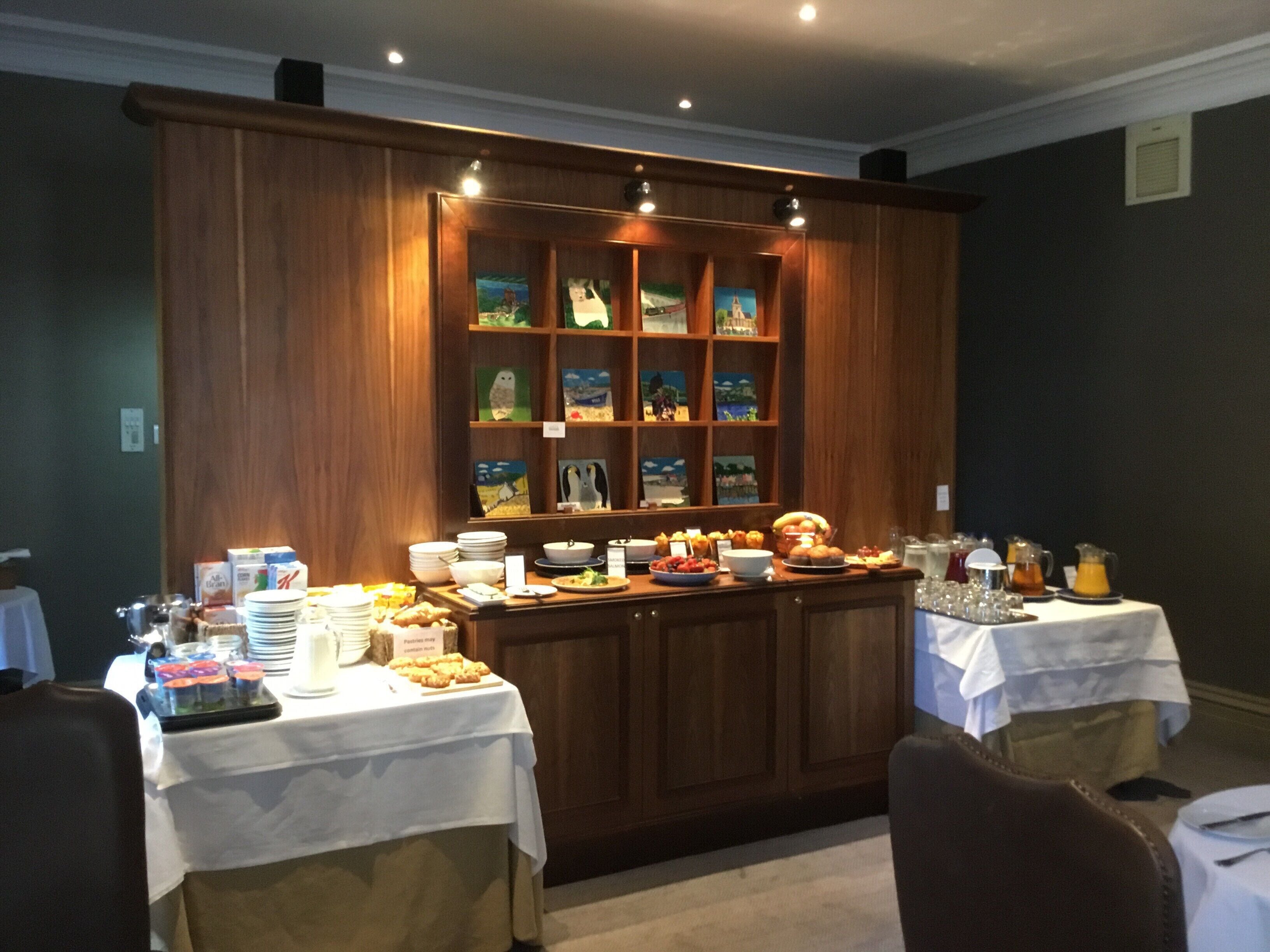 premium bedding, desk, blackout curtains, iron/ironing board