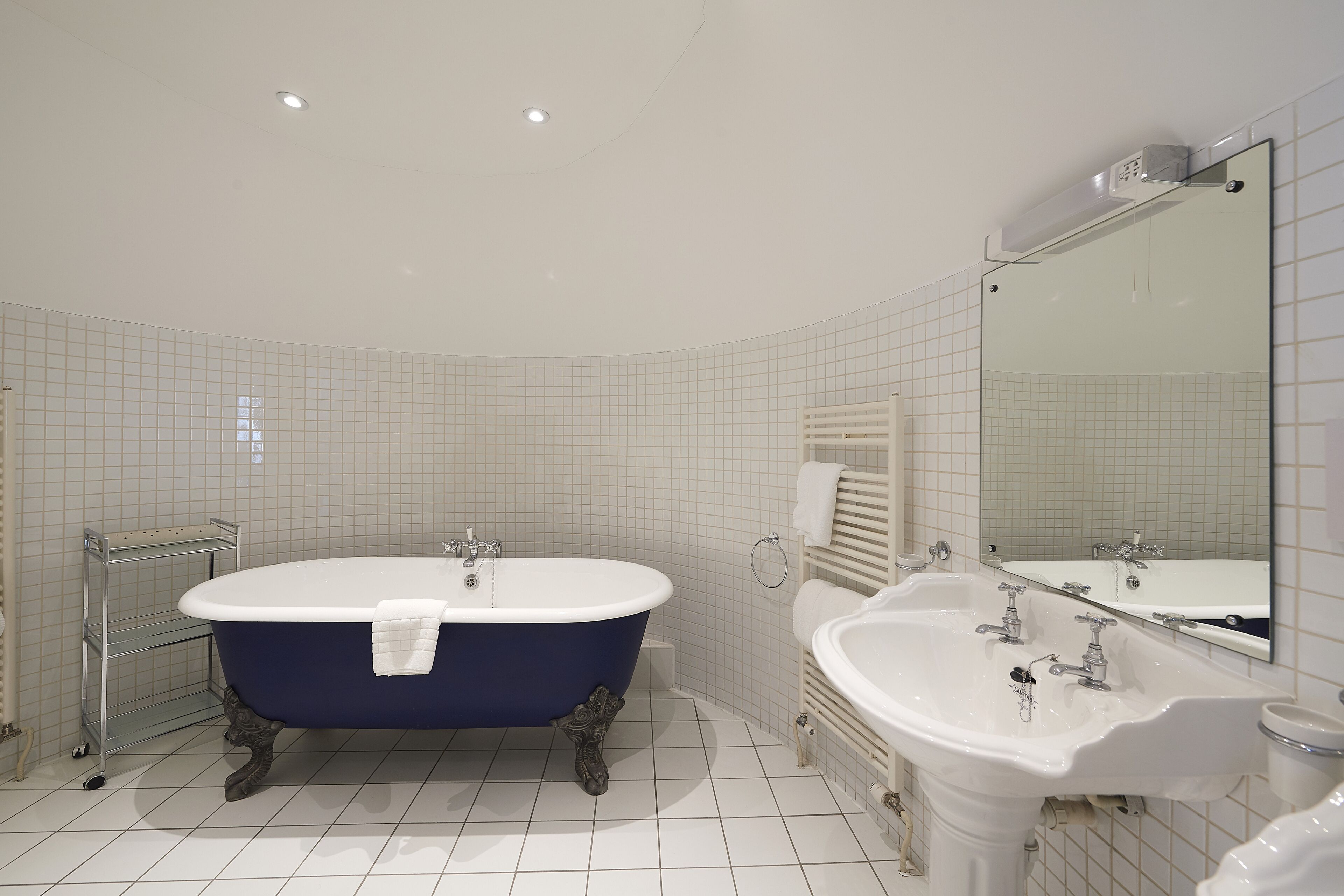 free toiletries, hair dryer, towels