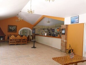 Sala de estar en el lobby